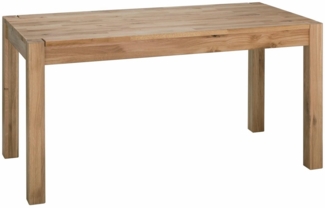 Schreibtisch, Wildeiche natur geölt, 140 x 70 x 74 cm