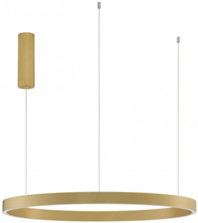 Nova Luce 9345665 ELOWEN LED Pendelleuchte 80cm 3000K Gold gebürstet dimmbar