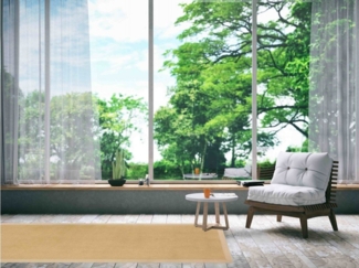 carpetfine Sisalteppich Sisal, auch als Läufer erhältlich, rechteckig, Höhe: 5 mm, mit farbiger Bordüre, Anti Rutsch Rückseite, viele Größen, Wohnzimmer