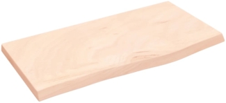 vidaXL Waschtischplatte 60x30x2 cm Massivholz Unbehandelt 3156005