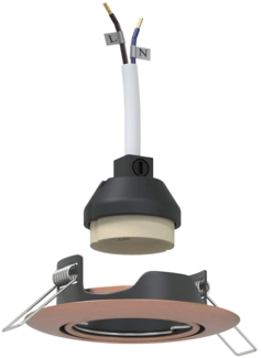 vidaXL Spotlights mit Strahlern 12 pcs Kupfer 9 x 9 cm Metall 4108168