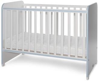 Lorelli Babybett Sweet Dream 124 x 68 x 95 cm Unterbettrahmen mit zwei Ebenen blau