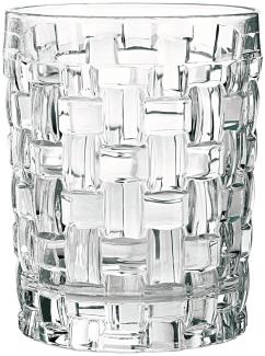 Nachtmann Dancing Stars Bossa Nova Whiskybecher Set, 8er Set, Whiskyglas, Tumbler, Kristallglas, H 10 cm, 330 ml