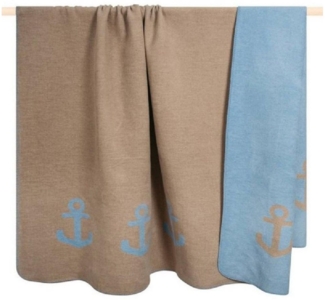 pad Wohndecke, Mischgewebe, 150x200 cm, Anker Lever Beige