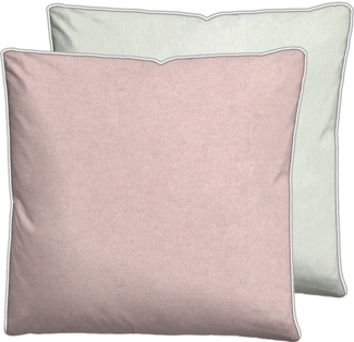 biberna Melange-Flanell Kissenbezug 0840500 MELANGE UNI, hellrosa, 1x 80x80 cm