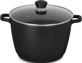 Aluguss Universaltopf DELTA 24 cm rund mit Glasdeckel, 6,3 Liter / Karl Krüger
