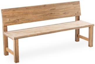 Niehoff Garden Bank lang UNIT Teak massiv recycelt Werkbankgestell Teak massiv 172x52x86cm