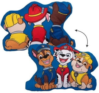 United Labels® Dekokissen Paw Patrol - Formkissen - Chase, Marshall, Rubble