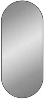 vidaXL Wandspiegel Schwarz 100x45 cm Oval 348208