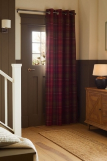 Next Türvorhang Tür-Ösenvorhänge mit Highland-Karos (1 St)
