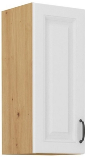 Hängeschrank 30 cm Stilo Weiß + Eiche Artisan Küchenzeile Küchenblock Küche