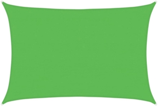vidaXL Sonnensegel 160 g/m² Hellgrün 4x5 m HDPE 311298