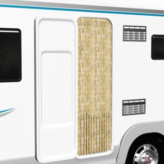 vidaXL Insektenschutz-Vorhang Beige 90x200 cm Chenille 315136