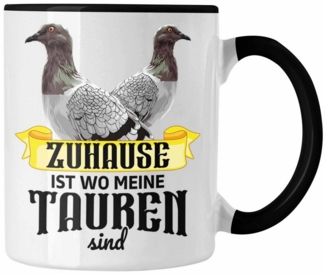 Trendation Tasse Trendation - Taubenzüchter Geschenk Zaubenzucht Zubehör Tauben Tasse L