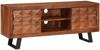 vidaXL Medienlagerung Schränke & Regale mit Tür Braun 112 x 30 x 48 cm 4104019