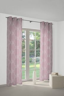 Wirth Vorhang Lahstedt (1 St), Ösen, blickdicht, Jacquard