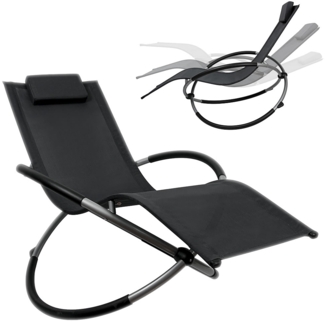 Sonnenliege anthrazit mit Tisch Polyrattan Gartenlounge Terrasse Liegestuhl