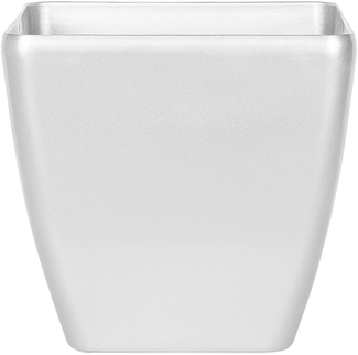 Blumentopf silber quadratisch 50 x 50 x 48 cm ASTRAS