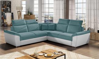 Wohnideebilder Federico Blau Ecksofas & Eckcouches Fed_09