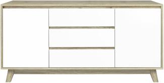 Sideboard MAGSTADT in weiß, T40 x B140 x H75 cm