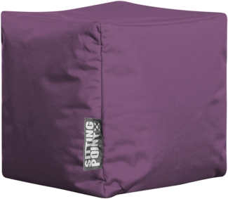 Sitting Point Sitzsack Cube Scuba violett