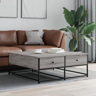 vidaXL Couchtisch Grau Sonoma 100x99x40 cm Holzwerkstoff 835297