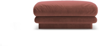 Micadoni Hocker Torino 1-Sitzer Samt Cuoio