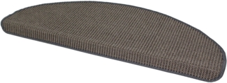 Dekowe Stufenmatte Mara S2, halbrund, Höhe: 5 mm, 100% Sisal, große Farbauswahl, selbstklebend, auch als Set 15 Stück