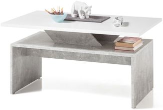 Couchtisch >Alicante I< in Beton - 100x50x60cm (BxHxT)