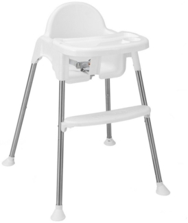 COSTWAY Hochstuhl, 4 in 1 mit Sicherheitsgurt,für 6-36 Monaten Baby