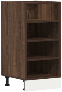 vidaXL Unterschrank Riga Braun Eichen-Optik 40x44,5x81,5 cm Holzwerkstoff 854208