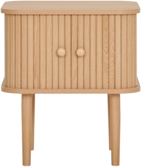 Beistelltisch, 2 Türen, natur, 45 x 40 x 50,5 cm
