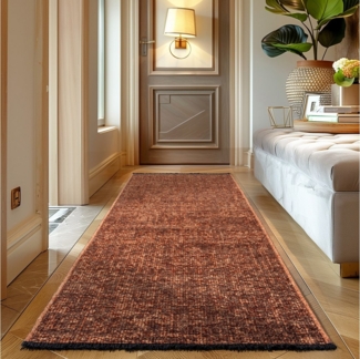 Carpettex Veloursteppich Boho Design, Läufer, Höhe: 7 mm, Baumwolle, Waschbarer Teppich, Boho-Stil, Wohnzimmer, Schlafzimmer