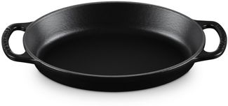 LE CREUSET Backform Backform Signature oval schwarz matt 24cm