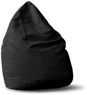 Lumaland 'Luxury XL Plus' Sitzsack, Schwarz, Polyester, 120 l