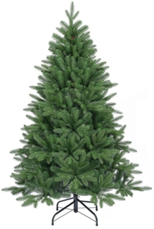 Salcar Künstlicher Weihnachtsbaum Künstlicher Tannenbaum mit 100% PE Spritzen Weihnachtsbaum Naturgetreu, 150 cm Künstlicher Christbaum mit 1013 PE Spritzen