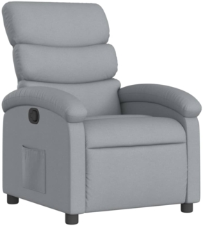 vidaXL Relaxsessel, hellgrauer Stoff 3205804