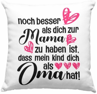 Trendation Dekokissen Trendation - Muttertag Kissen Geschenk für Mama und Oma Dekokissen mit