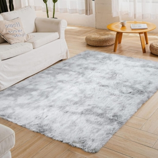 HOCHFLOR Shaggy Teppich 200x300 cm Super weich Flauschig Kinderzimmer Wohnzimmer