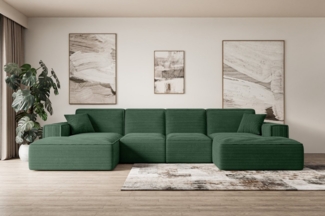 ALTDECOR Wohnlandschaft SIERRA-U, Sofa Praktische Bequeme Funktionsecke Couch U-Form Eckcouch, Corner Sofa U-Form Vielseitige Sofa Wohnlandschaft Wohnzimmer