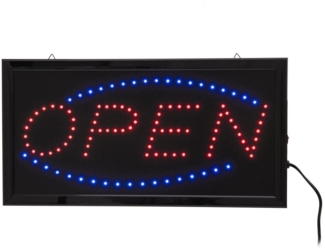 EUROLITE Dekolicht EUROLITE LED Schild OPEN classic