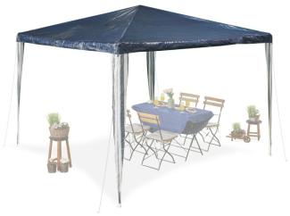 Dunkelblauer Pavillon 3x3 m