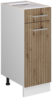 Küchenunterschrank R-Line Artisan-Eiche 30 cm ohne Arbeitsplatte Vicco