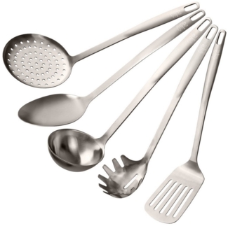 Stanley Rogers Kochbesteck-Set Edelstahl-Küchenhelfer, Premium Küchenset, Titanium-Beschichtung