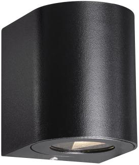 LED Wandaußenleuchte up down seaside schwarz Nordlux Canto 2 2x a 6W 500lm 3000K