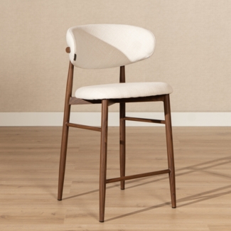 Bronx71 Barhocker Lara Leinen off white 70 cm