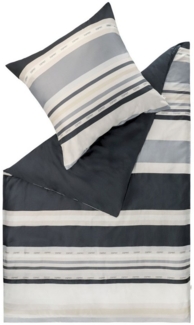 Esprit Bettwäsche SALMLO Bettwäsche, Baumwolle, 1 teilig, 155x220 cm in Anthrazit