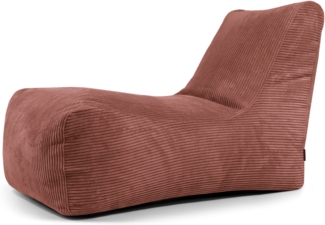 Sitzsack ‘Lounge‘, Bezugstoff - Waves, 100% Polyester, Coral, 80x135x80 cm cm.
