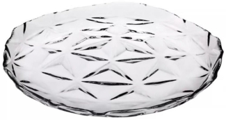 Pasabahce Gebäckteller Pasabahce Estrella Teller 20 cm, Glas, (1 Teller)
