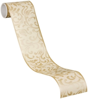 A.S. Création Bordüre Only Borders 11, glatt, Barock, Motiv, ornamental, Bordüre Selbstklebend Tapete Bordüre matt glatt Ranke Flur Design Büro